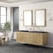 James Martin Vanities Laurent 72in Double Vanity, Light Natural Oak w/ 3 CM Charcoal Soapstone Top 545-V72-LNO-3CSP - alternate 4